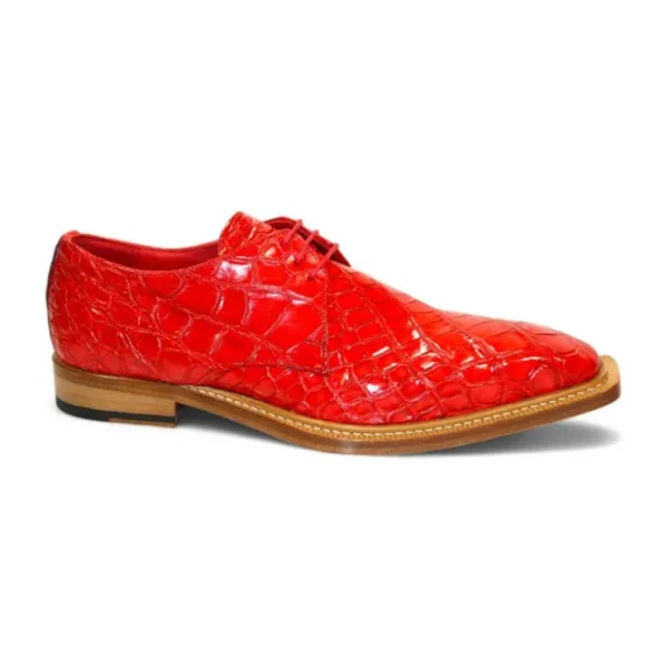 Cheap Fennix Rowan Genuine Alligator Shoes Red