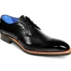 Best Sale Fennix Tyler Calf and Alligator Lace-up Shoes Black