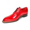 Best Sale Fennix Tyler Calf and Alligator Lace-up Shoes Antique Red AntiqueRed