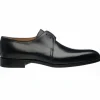 Outlet Ferrini 3786 French Calfskin Plain Toe Shoes Black