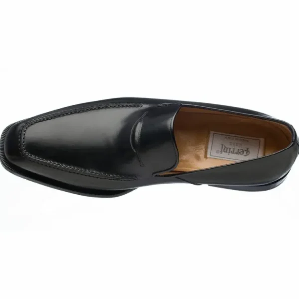 ferrini__french_calfskin__1-5.webp Discount Ferrini 3877 French Calfskin Slip-on Loafers Black
