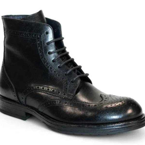 Discount Firmani Daniel Leather Boots Black