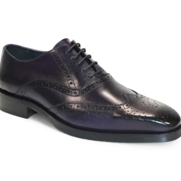 Cheap Firmani Donald Leather Shoes Purple