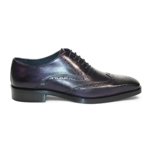 Cheap Firmani Donald Leather Shoes Purple