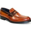 Best Fennix Firmani Mark Genuine Leather Loafers Cognac/ Brown Cognac/Brown