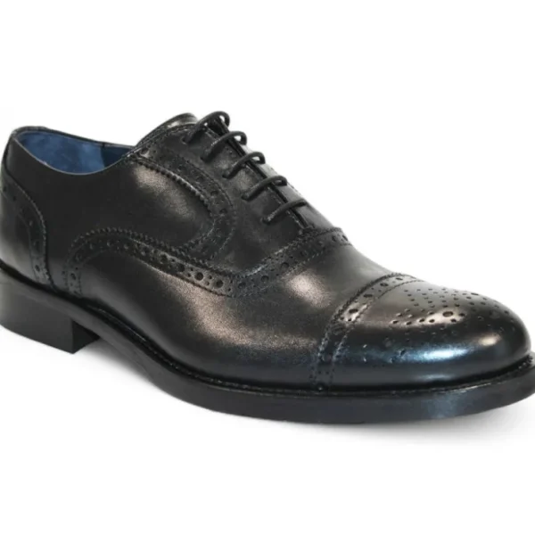 Hot Fennix Firmani Paul Genuine Leather Shoes Black