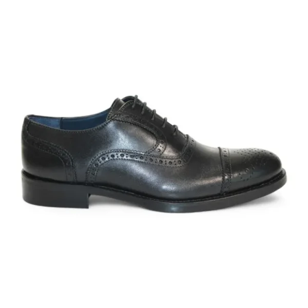 Hot Fennix Firmani Paul Genuine Leather Shoes Black