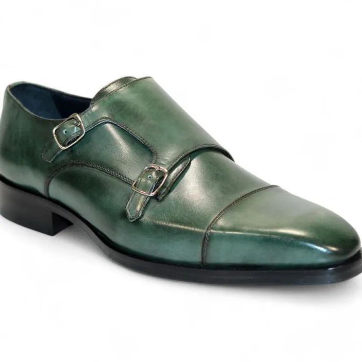 Sale Firmani Percy Leather Shoes Green