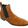 New Belvedere Giovacchini by Milano Suede Cheslea Boot Cognac