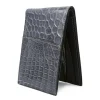 Online Zelli Gracen Nile Crocodile Bi-Fold Wallet Gray