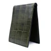 Best Sale Zelli Gracen Nile Crocodile Bi-Fold Wallet Green