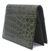 Cheap Zelli Gracen Nile Crocodile Card Case Green