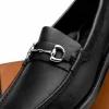 Fashion Handsewn Shoe Co. Bit Loafer Black