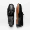 Fashion Handsewn Shoe Co. Bit Loafer Black