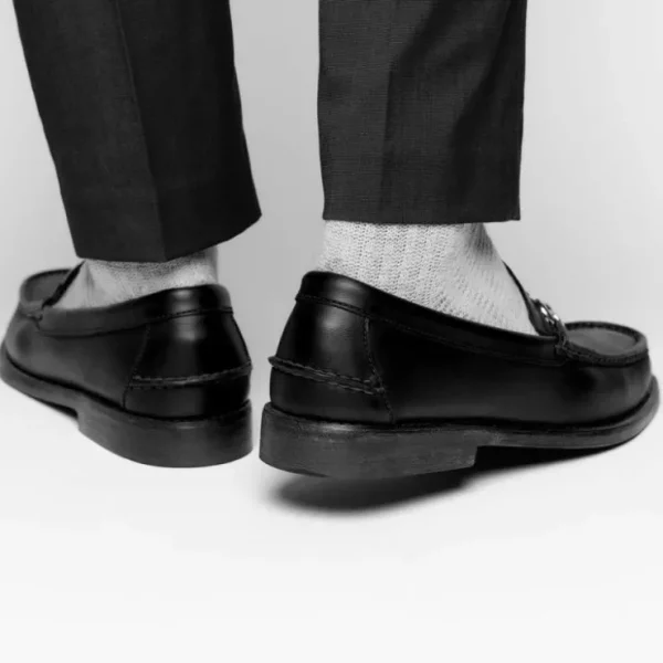 Fashion Handsewn Shoe Co. Bit Loafer Black