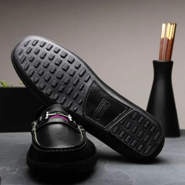 Flash Sale Handsewn Shoe Co. Bit Stripe Driver Black