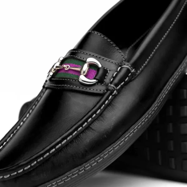 Flash Sale Handsewn Shoe Co. Bit Stripe Driver Black