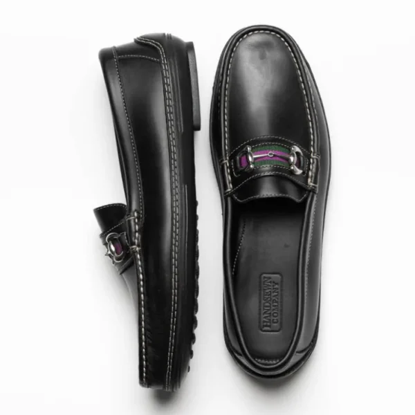 Flash Sale Handsewn Shoe Co. Bit Stripe Driver Black