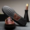 Discount Handsewn Shoe Co. Bit Stripe Driver Dark Brown DarkBrown