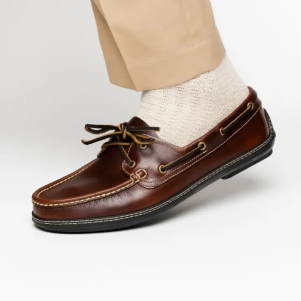 Best Sale Handsewn Shoe Co. Boat Driver Dark Brown DarkBrown