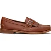 Hot Handsewn Shoe Co. Buckle Kilt Loafer Brown