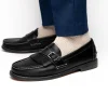 New Handsewn Shoe Co. Buckle Kilt Loafer Black