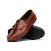 Best Handsewn Shoe Co. Fringe Tassel Driving Loafers Brown