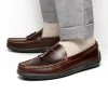 Best Handsewn Shoe Co. Fringe Tassel Driving Loafers Dark Brown DarkBrown