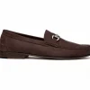 Sale Handsewn Shoe Co. Nubuck Bit Loafers Dark Brown DarkBrown