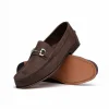 Sale Handsewn Shoe Co. Nubuck Bit Loafers Dark Brown DarkBrown