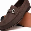 Sale Handsewn Shoe Co. Nubuck Bit Loafers Dark Brown DarkBrown