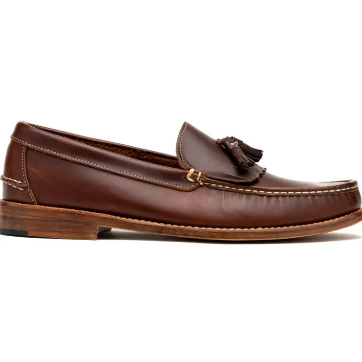 Clearance Handsewn Shoe Co. Tassel Kilt Loafer Dark Brown DarkBrown