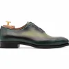 Shop Harris Shoes 1913 Harris Firenze 1913 Calfskin Leather Shoes Green