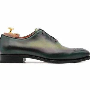 Shop Harris Shoes 1913 Harris Firenze 1913 Calfskin Leather Shoes Green