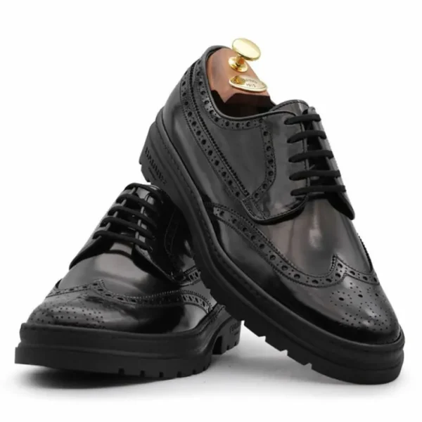 Sale Harris Shoes 1913 Harris Firenze 1913 Calfskin Leather Oxfords Black