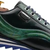 Hot Harris Shoes 1913 Harris Firenze 1913 Calfskin Sneakers Green