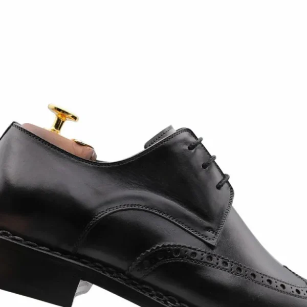 Cheap Harris Shoes 1913 Harris Firenze 1913 Calfskin Brogue Derby Shoes Black