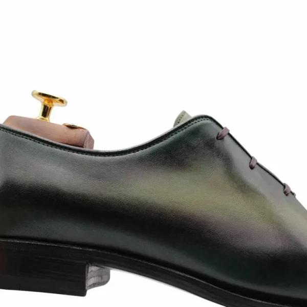 Shop Harris Shoes 1913 Harris Firenze 1913 Calfskin Leather Shoes Green