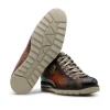 Store Harris Shoes 1913 Harris Firenze 1913 Hand-Painted Leather Sneakers Honey