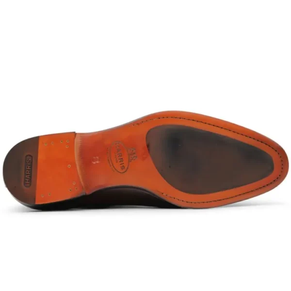 harris_firenze__handpaint_3.webp Outlet Harris Shoes 1913 Harris Firenze 1913 Hand-Painted Leather Lace-Up Oxford Brown
