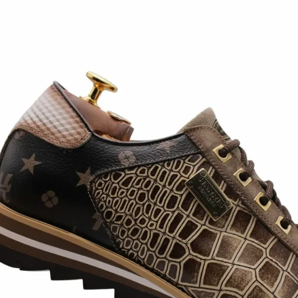 Fashion Harris Shoes 1913 Harris Firenze 1913 Leather Sneakers Beige