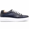 Best Sale Harris Shoes 1913 Harris Firenze 1913 Ostrich Leather Sneakers Blue