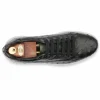 Online Harris Shoes 1913 Harris Firenze 1913 Ostrich Leather Sneakers Green