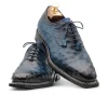 Sale Harris Shoes 1913 Harris Firenze 1913 Ostrich Leather Norwegian Construction Oxford Blue