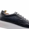 Best Sale Harris Shoes 1913 Harris Firenze 1913 Ostrich Leather Sneakers Blue