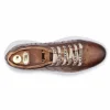 Store Harris Shoes 1913 Harris Firenze 1913 Ostrich Print Leather Sneakers Brown