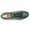 Cheap Harris Shoes 1913 Harris Firenze 1913 Ostrich Print Leather Sneakers Green