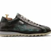 New Harris Shoes 1913 Harris Firenze 1913 Penelope Premium Leather Sneakers Green