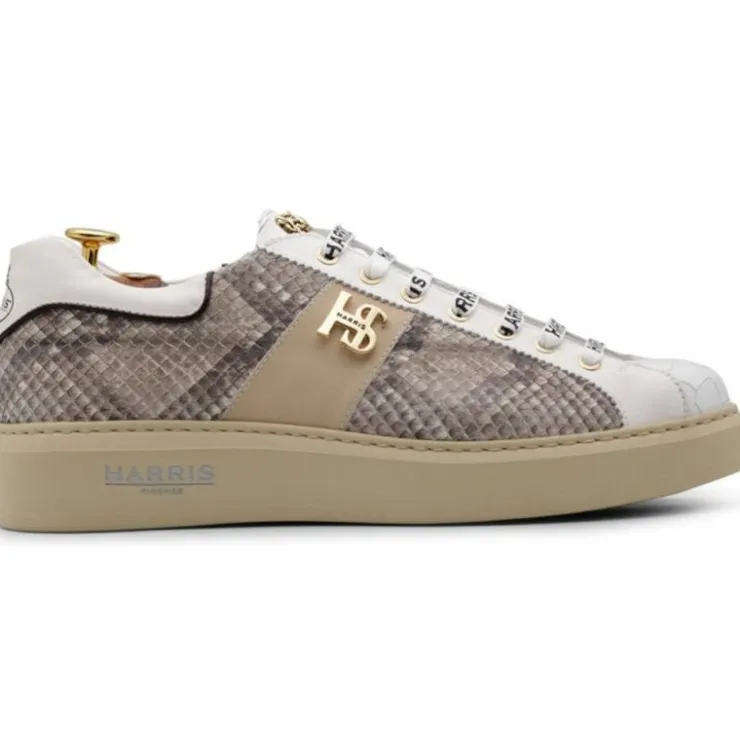 Best Harris Shoes 1913 Harris Firenze 1913 Premium Leather Sneakers Beige