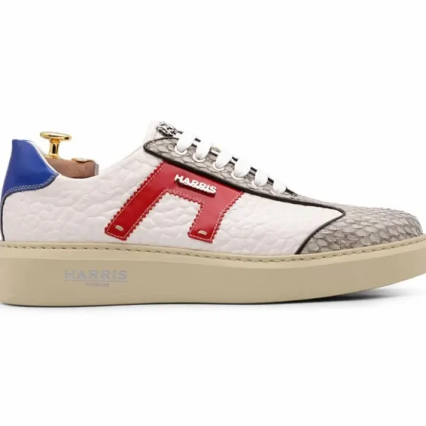 harris_firenze__premium_l_0.webp Sale Harris Shoes 1913 Harris Firenze 1913 Premium Leather Details Low-Top Sneakers White